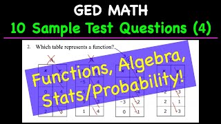 GED Math: 10 Sample Test Questions (4)