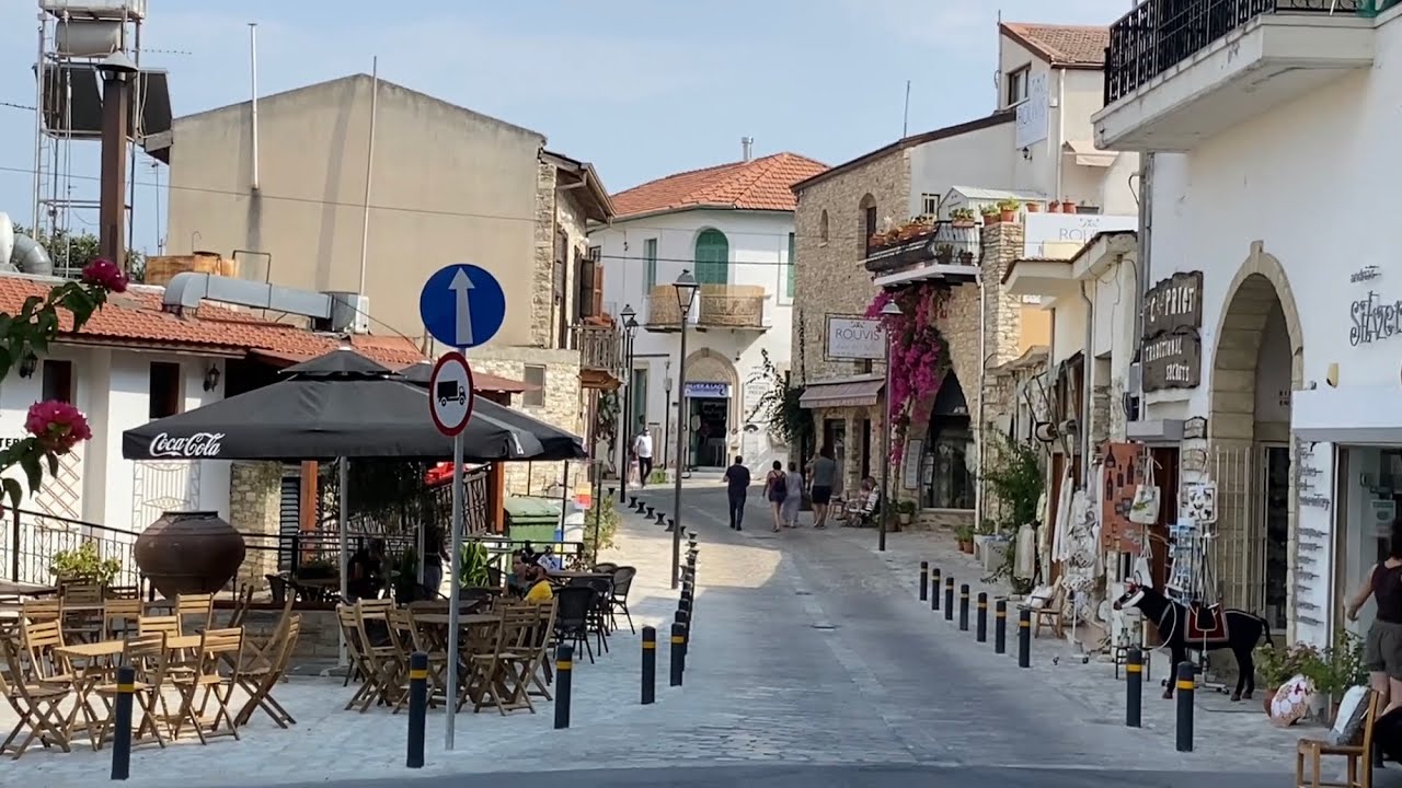 Walking in Lefkara village, Cyprus