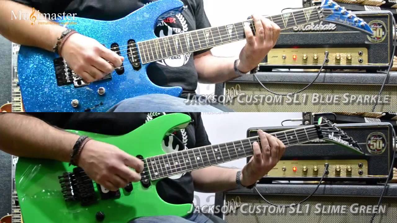 VENDIDAS - 2 Jackson SL1 Soloist Custom Shop - YouTube