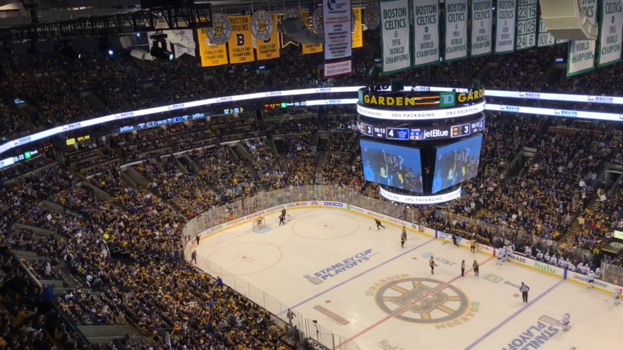 Boston Bruins Fans Sing Bon Jovi At Td Garden During Bruins Maple