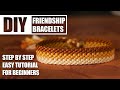 Neutral lines stripe friendship bracelets step by step tutorial  easy tutorial for beginner