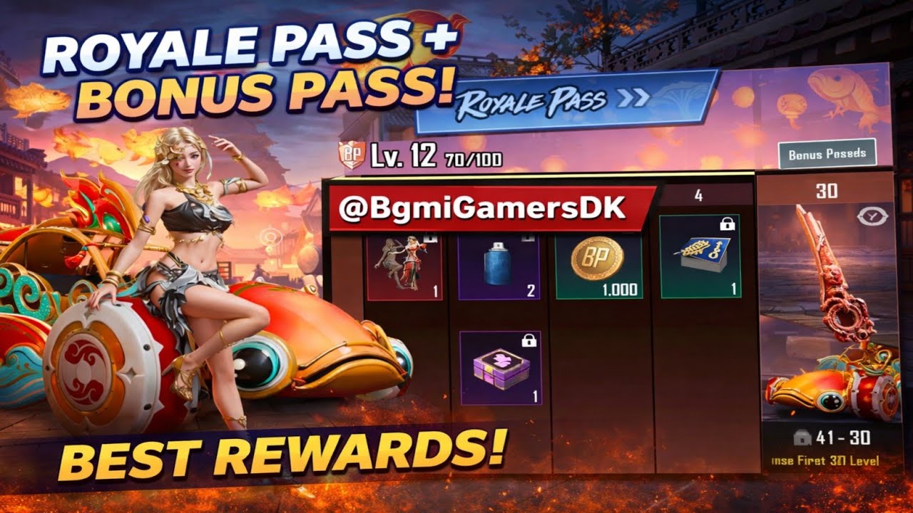 OMG New Bonus Pass | All Rewards Explain | New Lucky Spin 