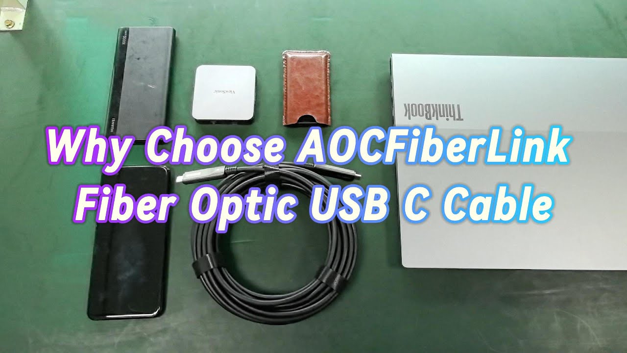 Why choose AOCFiberlink Full-feature 8K Fiber Optic USB C Cable? #8k # ...