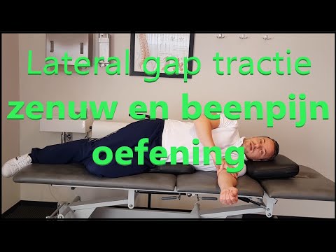 Lateral gap oefeningen voor lage rugpijn, zenuwpijn en beenpijn