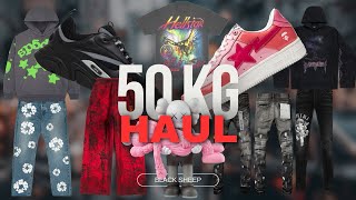50 KG PANDABUY HAUL | Hagobuy, Weidian & Taobao Haul (Denim Tears, Sp5der, Hellstar, Bape, Amiri)
