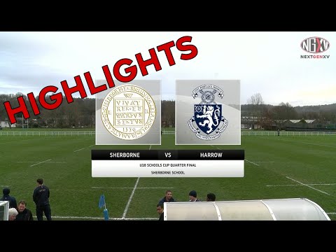 HIGHLIGHTS: Sherborne vs Harrow 09/12/21 | U18 Schools Cup Quarter Final