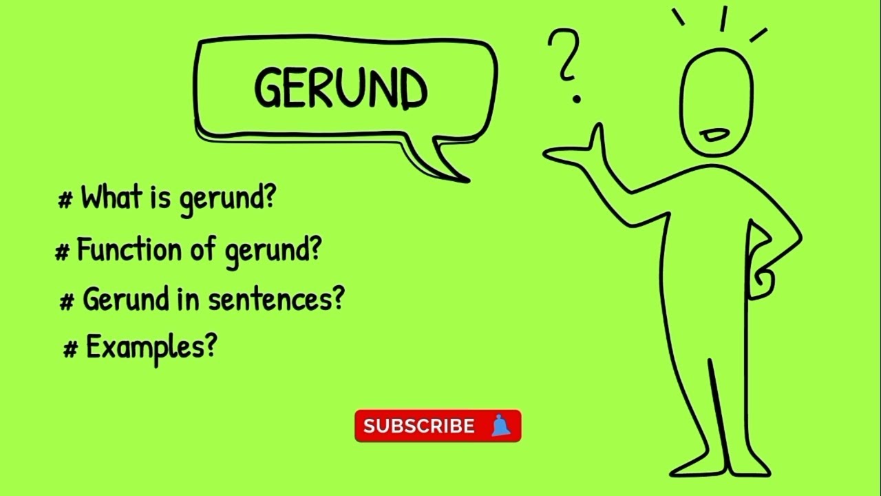 APA ITU GERUND⁉️ | PENJELASAN LENGKAP TENTANG GERUND