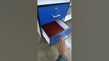 Blue and white melamine board Computer table |#whiteboardtable #customizetable