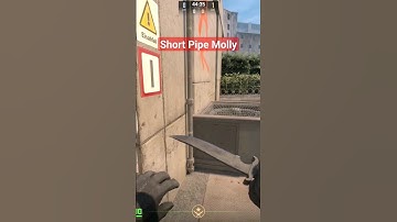 OP Short Pipe Molotov | CS2 Overpass #counterstrike2 #cs2