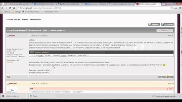 Jak naprawić błąd: Function eregi() is deprecated! PHP z bonusową ciekawostką :)