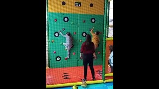 interactive climbing wall