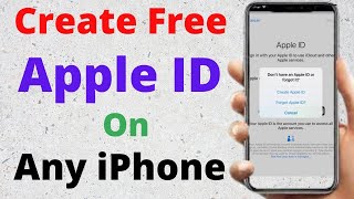 How to Create An Apple ID on iPhone || iPhone 7, 8 Plus , iPhone X, XR , iPhone 11 , 12 , 13 Pro Max screenshot 2
