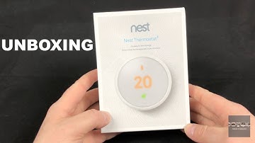 NEST THERMOSTAT E UNBOXING