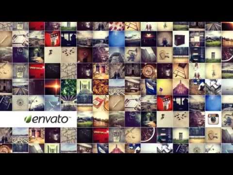 Mosaic Photo Slideshow After Effects Template Slideshow Template