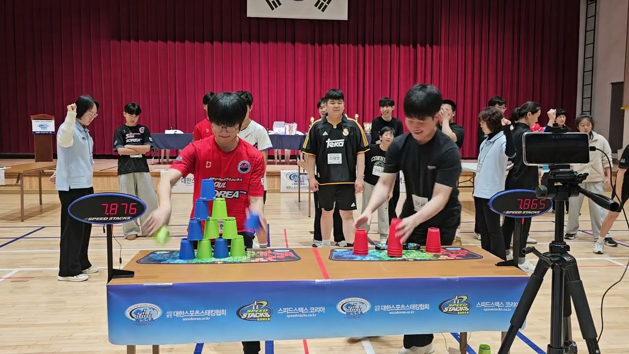 전남 장성공인대회. 팀대항 cycle 전 명승부 #stacking #스포츠스태킹 #태호 #taeho #릴레이 #relay #대한스포츠스태킹협회  #장성군 