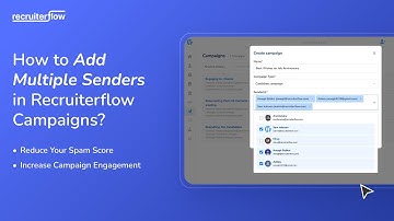Boost Email Engagement: New Multi-Sender Campaign Feature in Recruiterflow!