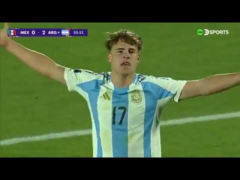 هدف الارجنتين الثاني ضد المكسيك ماتيو سيلفيتي