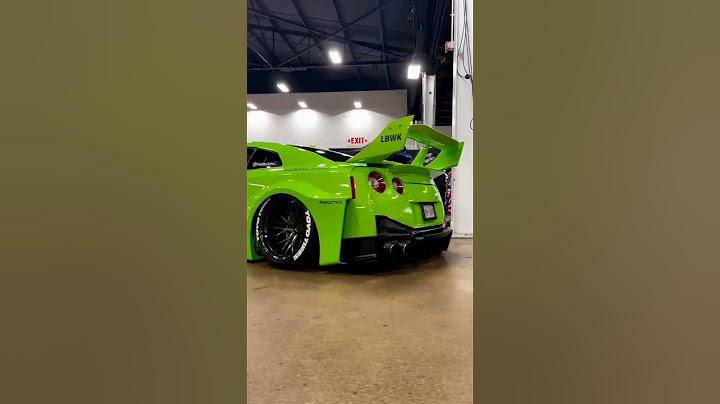 neon green modified GTR R35 🔥🔥💥#shorts #viral