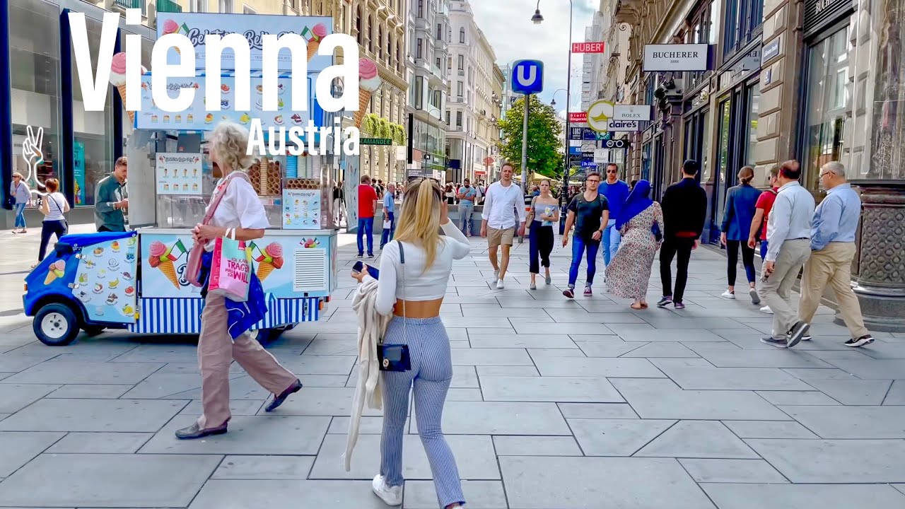 Vienna, Austria | Tour a Piedi 4K | 13 set 2021