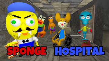 SPONGE HOSPITAL - LEVEL 1 AND 2 FULL GAMEPLAY IOS,ANDROID