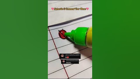 BUBBLE WRITING💭Tag to N❤#diycrafts#funny #youtube #calligraphy#foryou #smileycrafter#shorts#yt#art