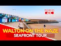 WALTON ON THE NAZE | Full tour of Walton-on-the-Naze, Essex, England at sunset - filmed in 4K
