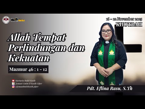 SERMON 16 22 NOVEMBER 2025 Bible Reading PSALM 46 1 12