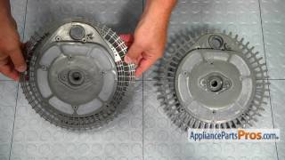 How to replace: lg/kenmore filter assembly adq32598202
http://www.appliancepartspros.com/lg-filter-assembly-mesh-adq32598202-ap4997596.html
symptoms: torn or...