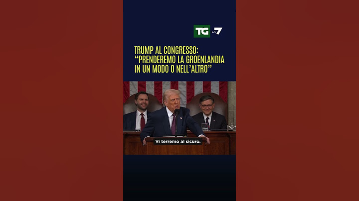 #Trump al Congresso: “Prenderemo la #Groenlandia in un modo o nell’altro”