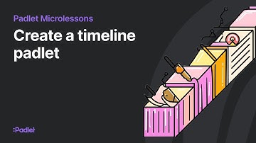 Create a timeline padlet