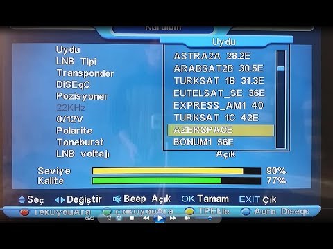 Настройка спутникового тв: азербайджанские каналы, турецкие каналы azerspace yeni kanallar