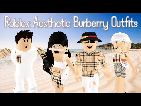 4 Aesthetic Burberry Outfits Roblox Youtube - bacon girl roblox aesthetic