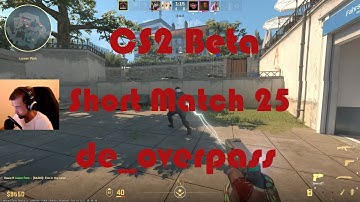 4v5 the Whole Game! CS2 Beta de_overpass Playtest - Short Match 25