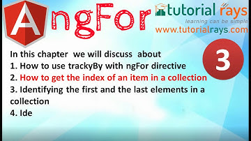 ngFor Find Index -  How to find index in given element  in Angular | Angular 7/8 Tutorials