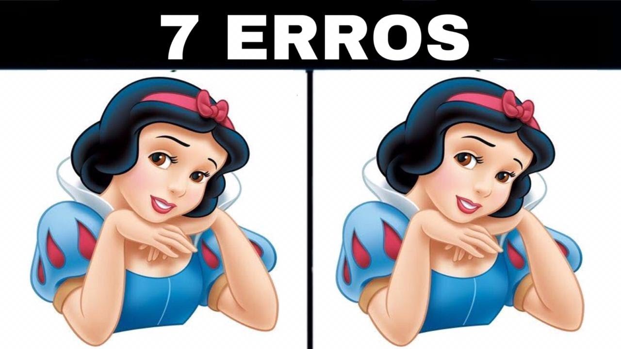 Encontre os 7 erros nas Princesas da Disney