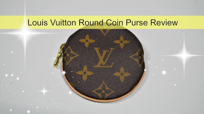 Louis Vuitton Monogram Cherries Round Coin Pouch Change Keychain Purse  293lvs513