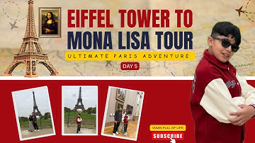 🗼 Paris in One Day! 🇫🇷 Big Bus Tour, Eiffel Tower & Mona Lisa in Louvre Museum 🌟