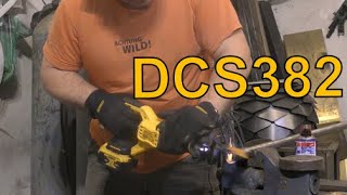 Как зажечь нержавеющую трубу - или тест пилы DCS382