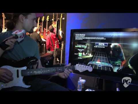 NAMM '11 - Squier Stratocaster & Rock Band 3 Contr...
