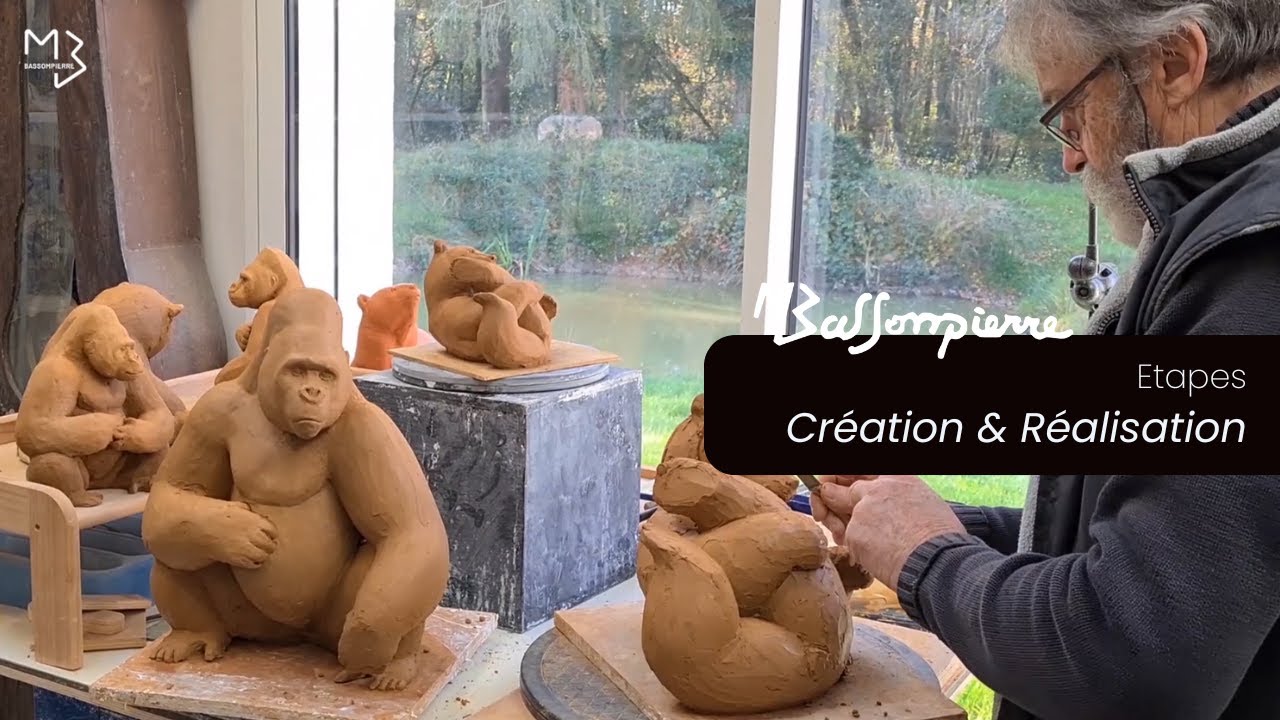 Michel BASSOMPIERRE - Les étapes de la création et réalisation