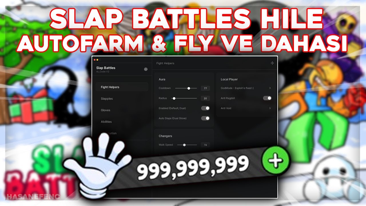 Slap Battles Pc & Mobile Script  - Kill-Aura, No Cooldown & More