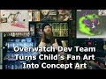 Overwatch Dev Team Turns Child&#39;s Fan Art Into Concept Art - AlphaOmegaSin