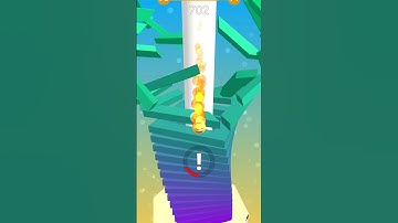 Gameplay: Setting a New World Record in Stack Ball 3D🎮🏀#gaming#ayazgaming #shortsfeed#shor#19