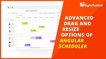 Advanced Drag and Resize Options of Angular Scheduler