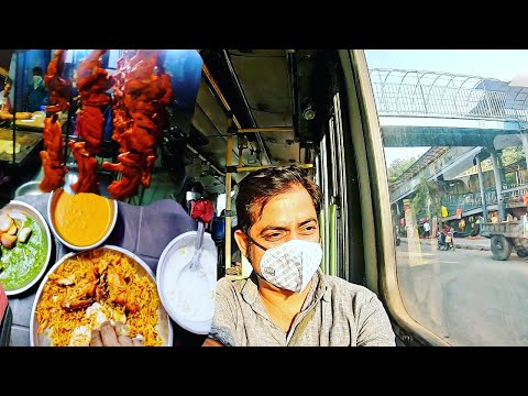 DTC Bus ride & Badarpur ki Biryani in CORONAKAL || travel india with rishi | #delhifoodvlogs