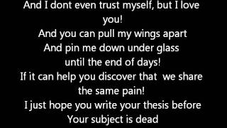 atreyu-demonology and heartache lyrics HQ