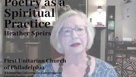 Poetry as a Spiritual Practice