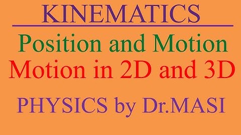 How to Solve Position and Displacement, Motion in two and three dimensions, Physics Halliday
