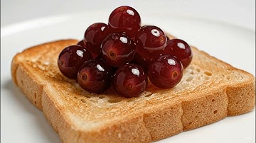 Satisfying AI ASMR Fruit Spread 🥭🍇| Oddly Satisfying Toast | asmr vibe 🍑🍓