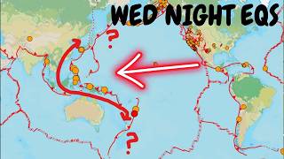 Earthquake swarm Kermadec Islands area. Major Pacific plate unrest continues. WED Night.